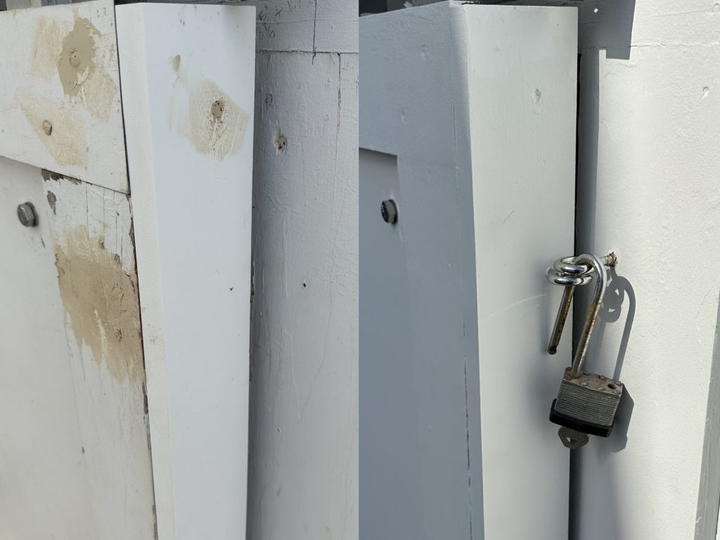 Barn Door Lock